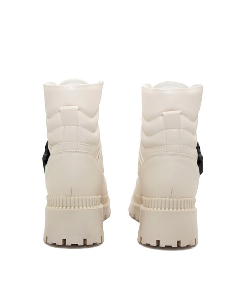 Bota Combat Latte Hebill-Broche 3711